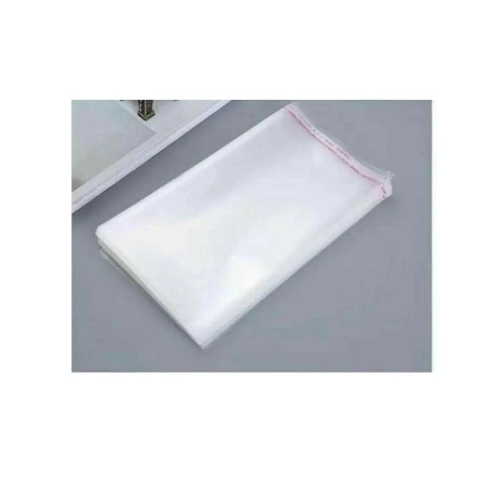 100 pcs Self Adhesive Seal Clear bag OPP Cellophane Plastic Cello Air Hole 26x (36+4)cm Melbourne Supplies