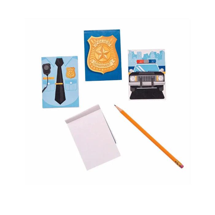 12 x Police Party Notepads Party Favours Loot Bag Melbourne Supplies