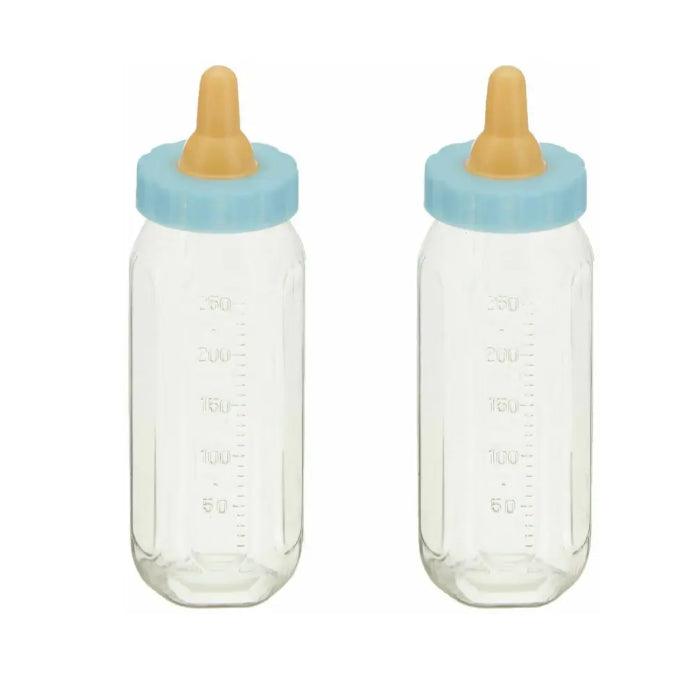 2 Fillable Mini Plastic Blue Baby Bottle Melbourne Supplies