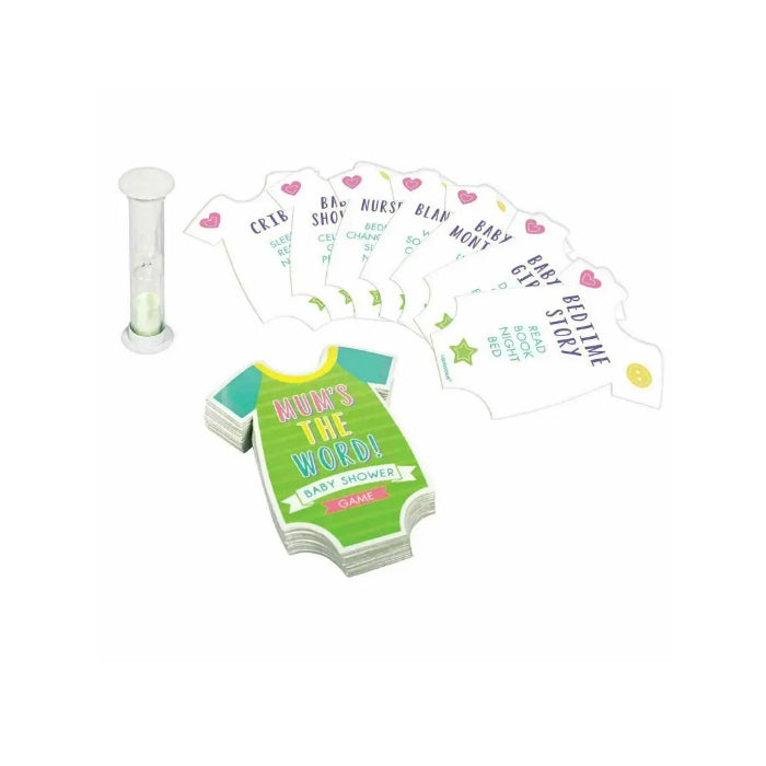 Baby Shower Mum's the Word Game Activity Melbourne Supplies