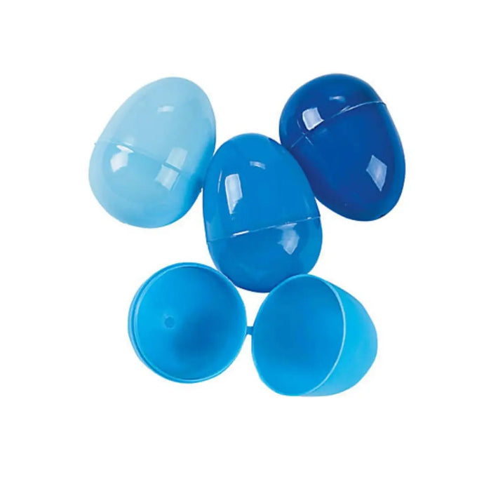 Blue Fillable Plastic Easter Eggs Melbourne Supplies