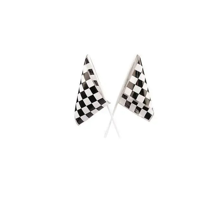 Checkered Black & White Cloth Racing Flags Melbourne Supplies