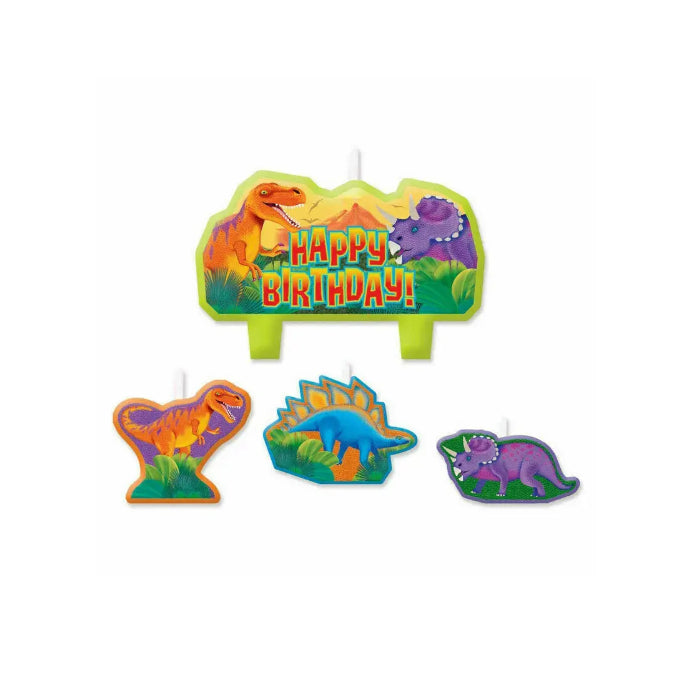 Dinosaur Party Supplies Candle Mini Moulded Pack Melbourne Supplies