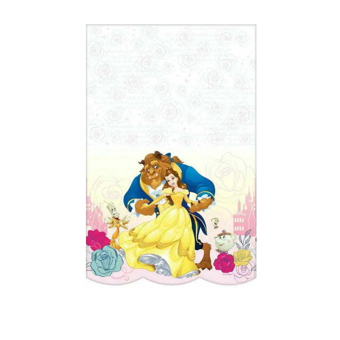 Disney Beauty and The Beast Belle Party Supplies Tablecover (137cm x 243cm) Melbourne Supplies