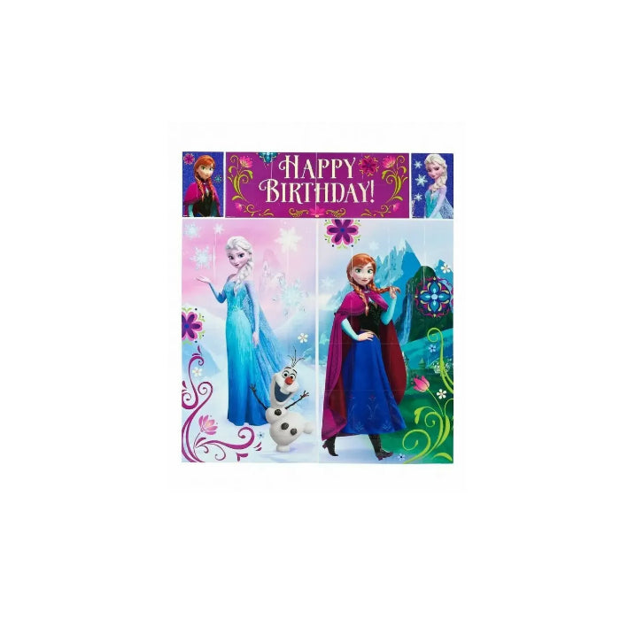 Disney Frozen Scene Setter Plastic Wall Decorating Kit Melbourne Supplies