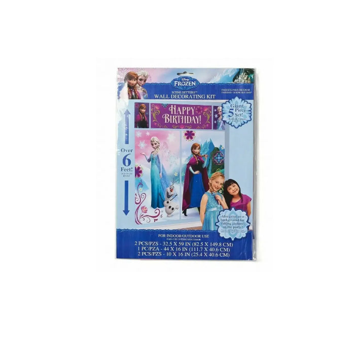 Disney Frozen Scene Setter Plastic Wall Decorating Kit Melbourne Supplies