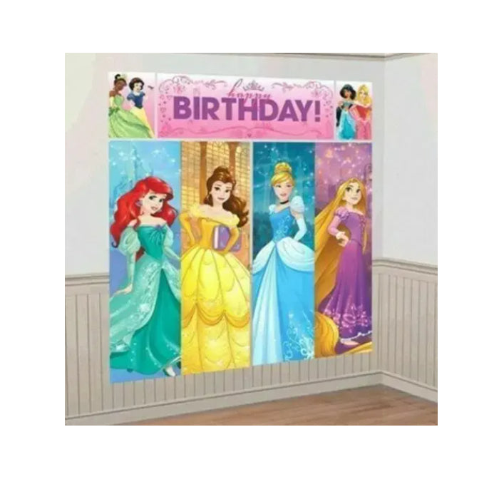 Disney Princesses Happy Birthday Scene Setter Kit Melbourne Supplies