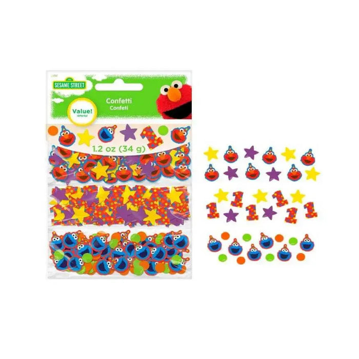 Elmo Sesame Confetti Scatters 1st Birthday Decorations Melbourne Supplies