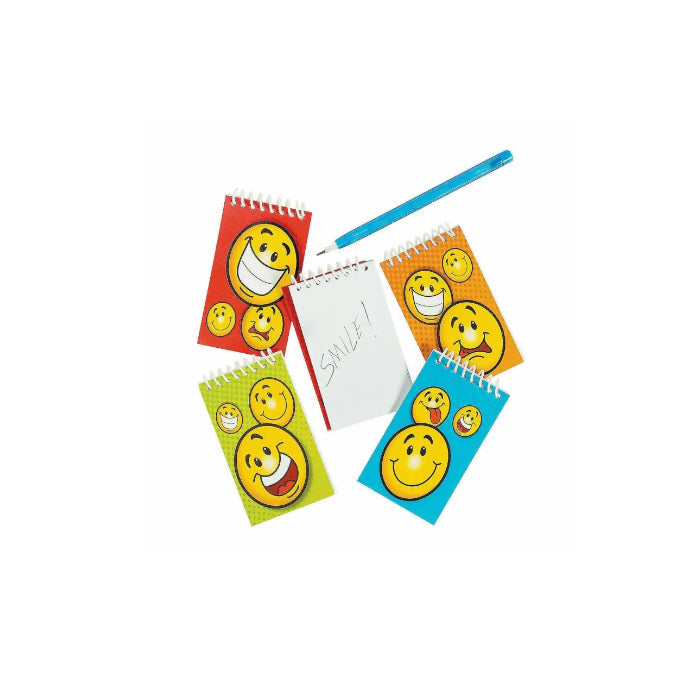 Emoji Face Spiral Mini Notepads Melbourne Supplies