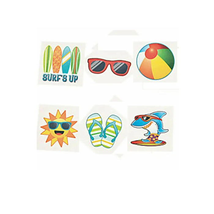 Fun At the Beach Temporary Tattoos Melbourne Supplies