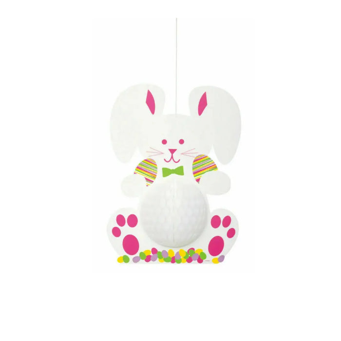 Hanging Honeycomb Easter Bunny Decoration Melbourne Supplies