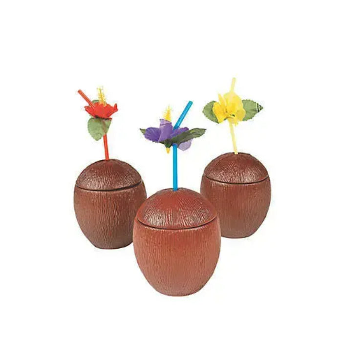 Hawaiian Party Plastic Coconut Cups Melbourne Supplies