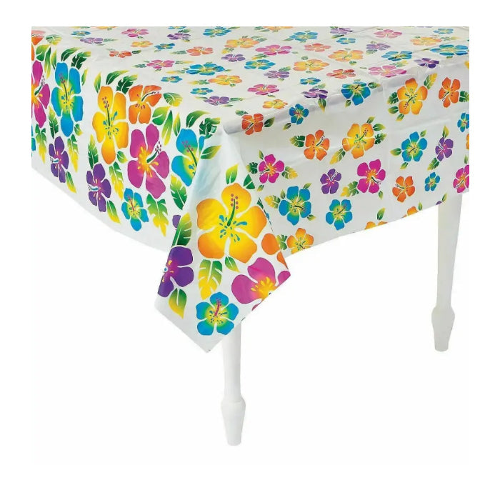 Hibiscus Flower Party Table Cover Melbourne Supplies