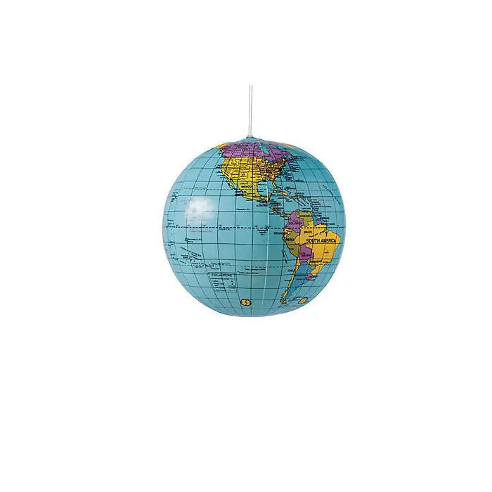 Inflatable World Globe Earth Geography Map Ball Melbourne Supplies