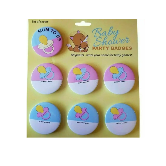 Kids Shower Party Badges Melbourne Supplies