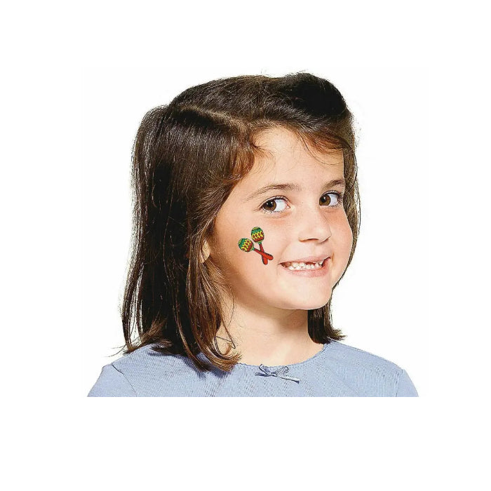 MEXICAN FIESTA PARTY Chilli Cactus  Favours Temporary Tattoos Melbourne Supplies