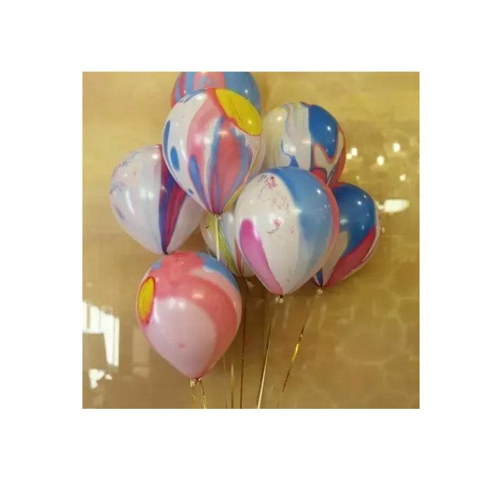 Marble Agate Latex Balloons Melbourne Supplies