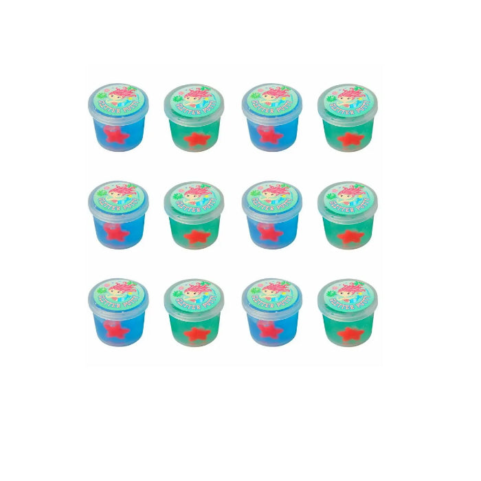 Mermaid Putty Smile Glitter 12 Pack Melbourne Supplies