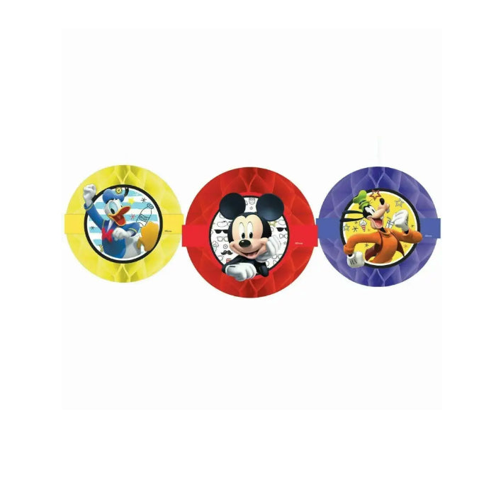 Mickey Mouse Honeycomb Hanging Decorations Melbourne Supplies