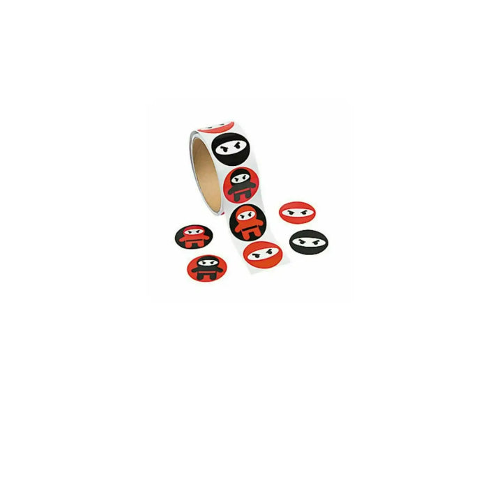 NINJA PARTY Stickers Gift Pack of 50 Melbourne Supplies