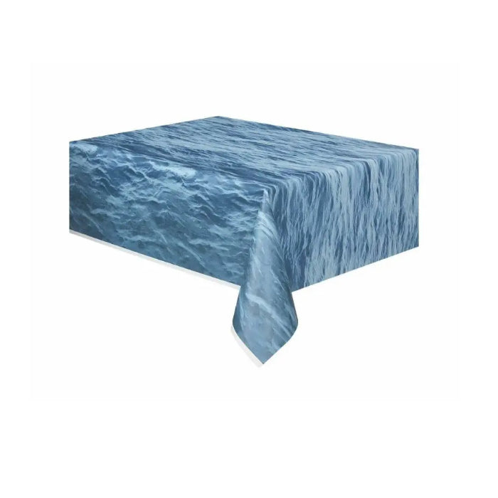 Ocean Waves Plastic Tablecloth Melbourne Supplies