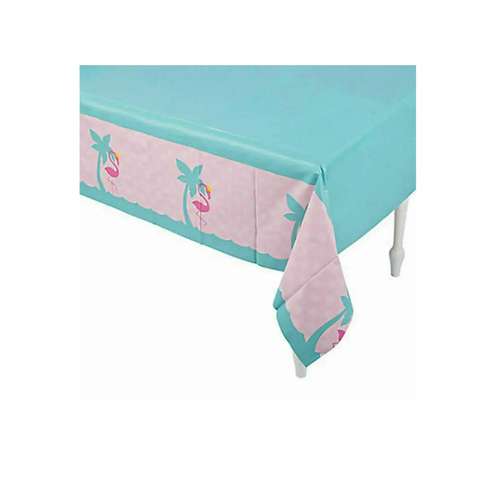 PINK FLAMINGO PARTY Table Cover Melbourne Supplies