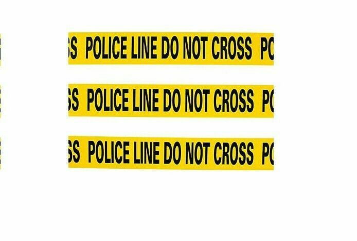 POLICE LINE CRIME SCENE DO NOT CROSS TAPE DECORATION PARTY SUPPLIES Pk 1 roll Melbourne Supplies