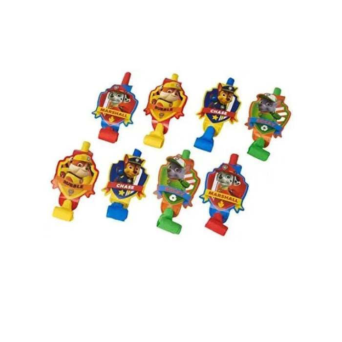 Party Supplies Birthday Paw Patrol Blowouts Decoration Pack of 8 Melbourne Supplies