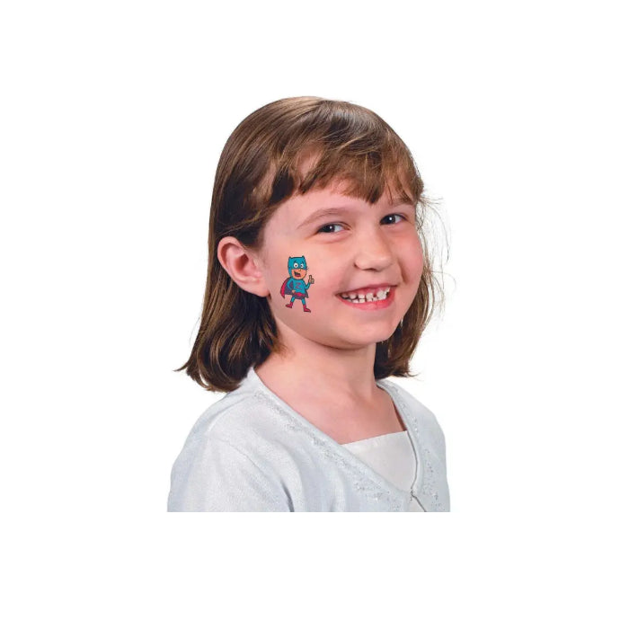 Party Temporary Favors Superhero Tattoo Melbourne Supplies