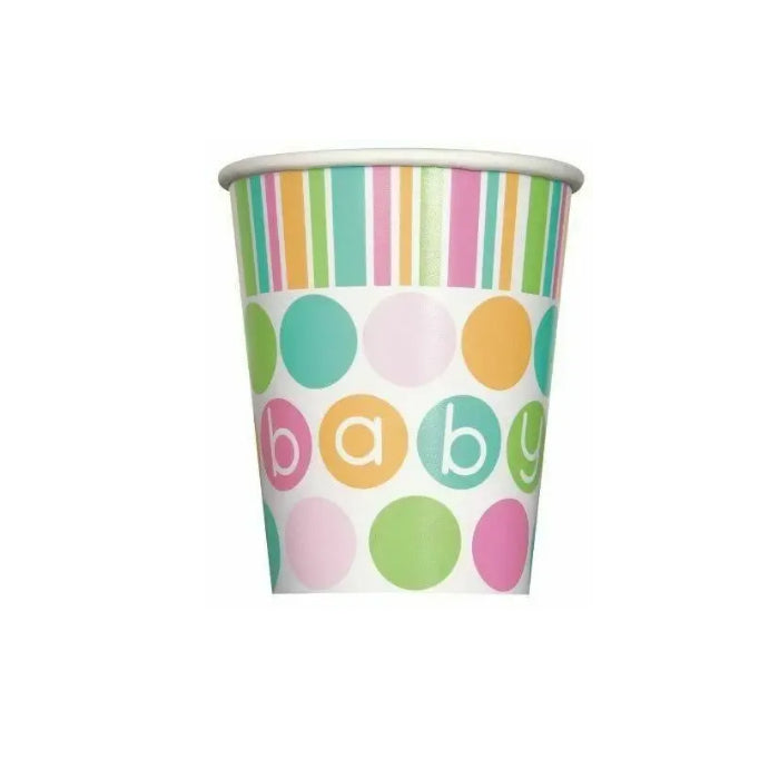 Pastel Baby Shower Paper Cups Melbourne Supplies