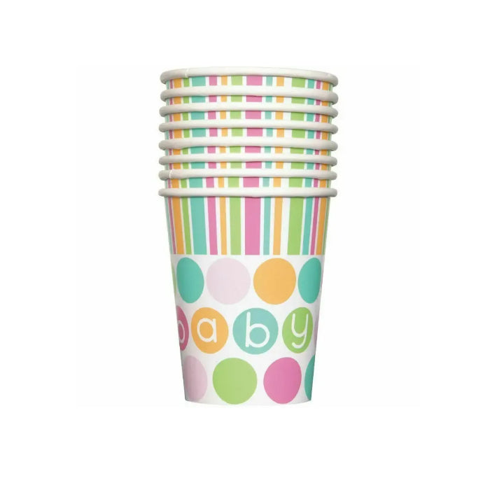 Pastel Baby Shower Paper Cups Melbourne Supplies