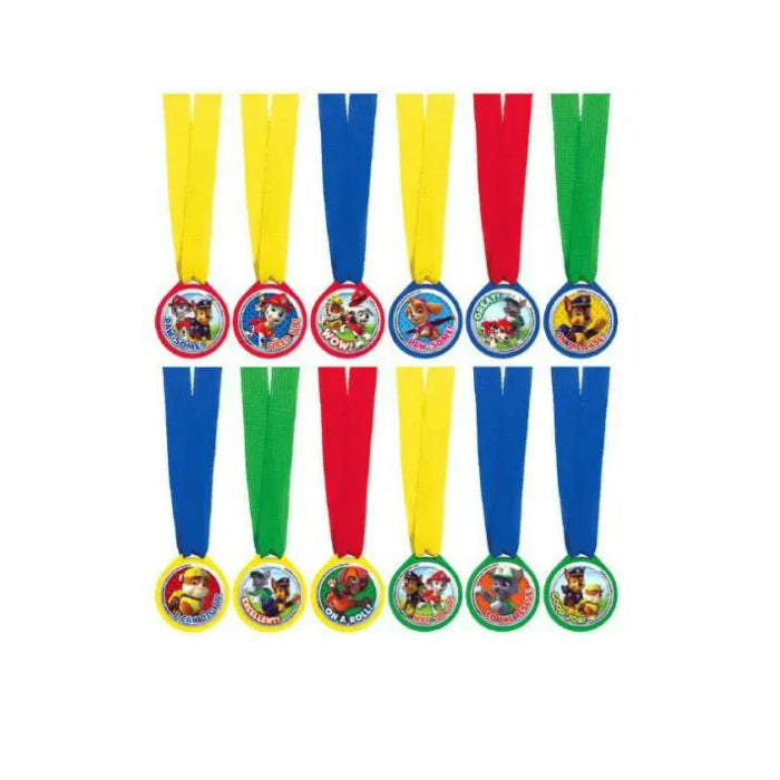 Paw Patrol 12 Mini Award Medals Melbourne Supplies