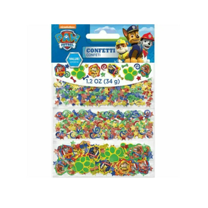 Paw Patrol Confetti Value Pack of 34 Grams Melbourne Supplies