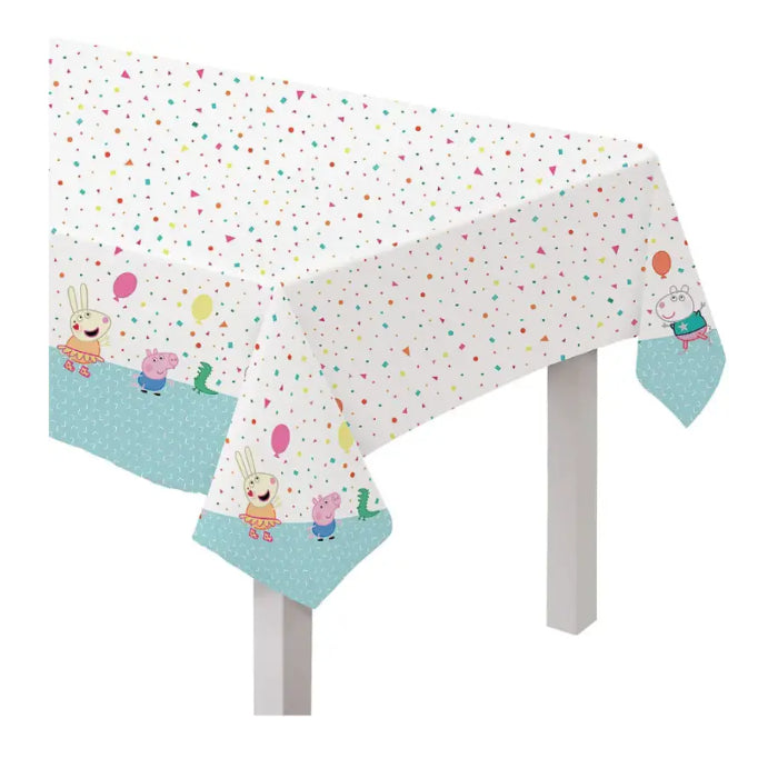 Peppa Pig Confetti Party Plastic Table Cover Melbourne Supplies