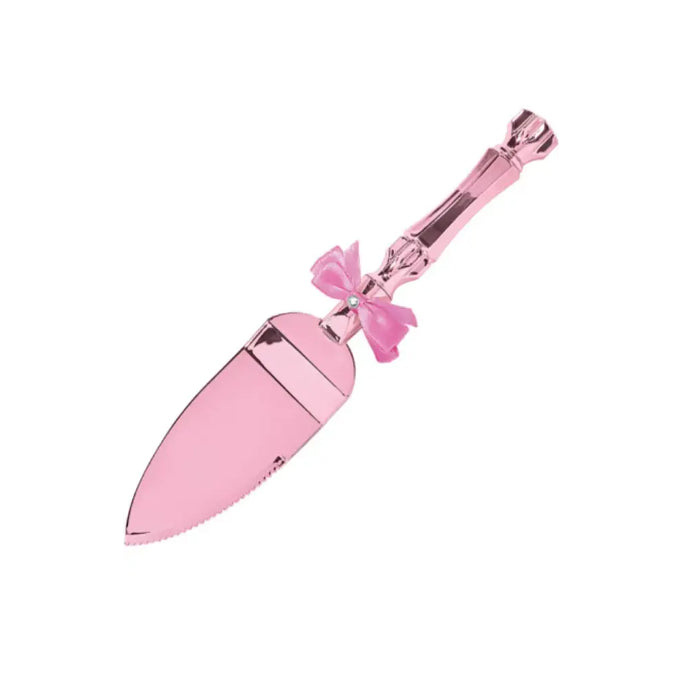 Pink Electroplated Plastic Cake Server Melbourne Supplies