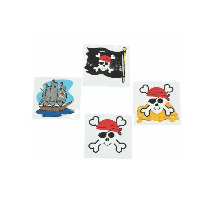 Pirate Temporary Party Favors Tattoos Melbourne Supplies