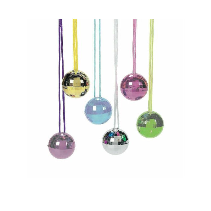 Plastic Party Necklaces Disco Ball Melbourne Supplies