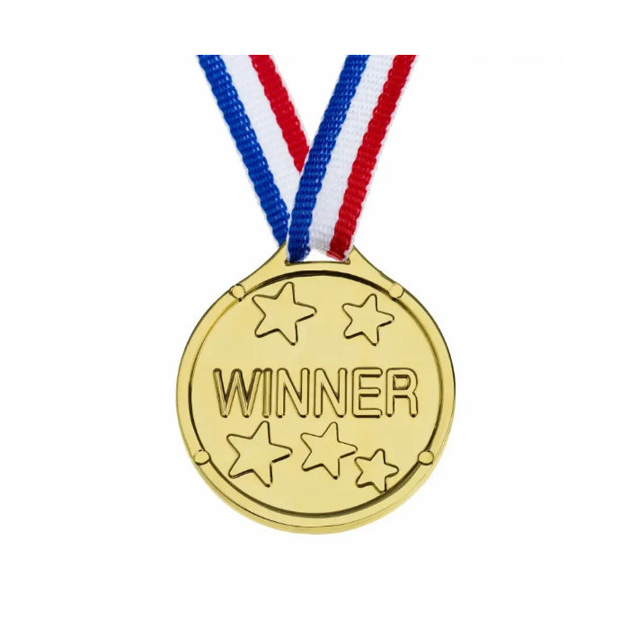 Plastic Winner Award Gold Medal Melbourne Supplies