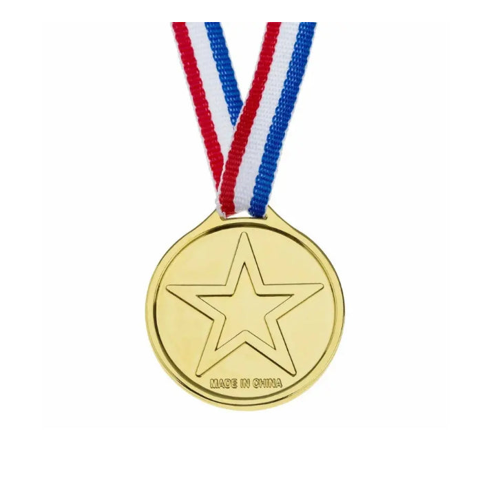 Plastic Winner Award Gold Medal Melbourne Supplies