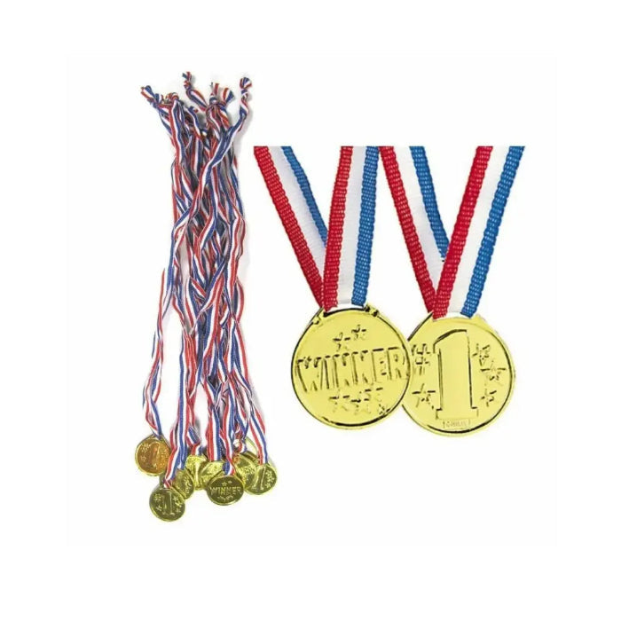 Plastic Winner Award Gold Medal Melbourne Supplies