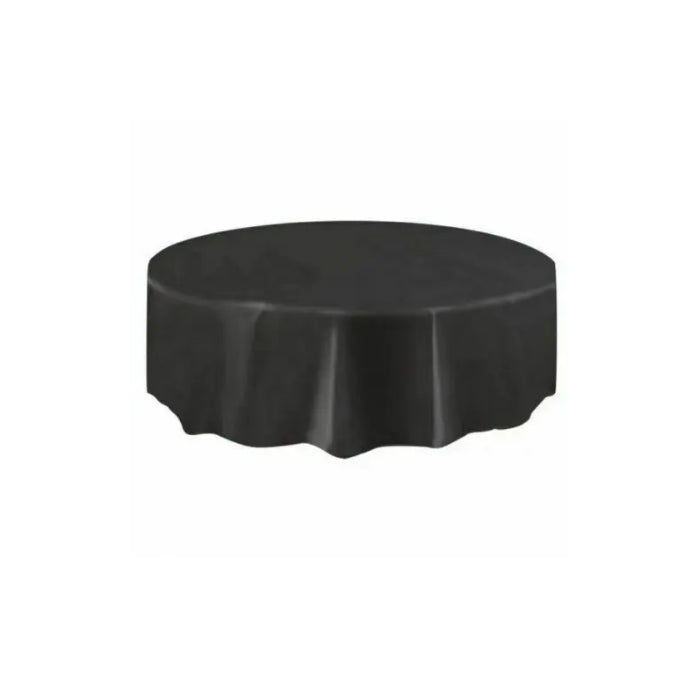 Round Solid Color Plastic Table Covers Melbourne Supplies