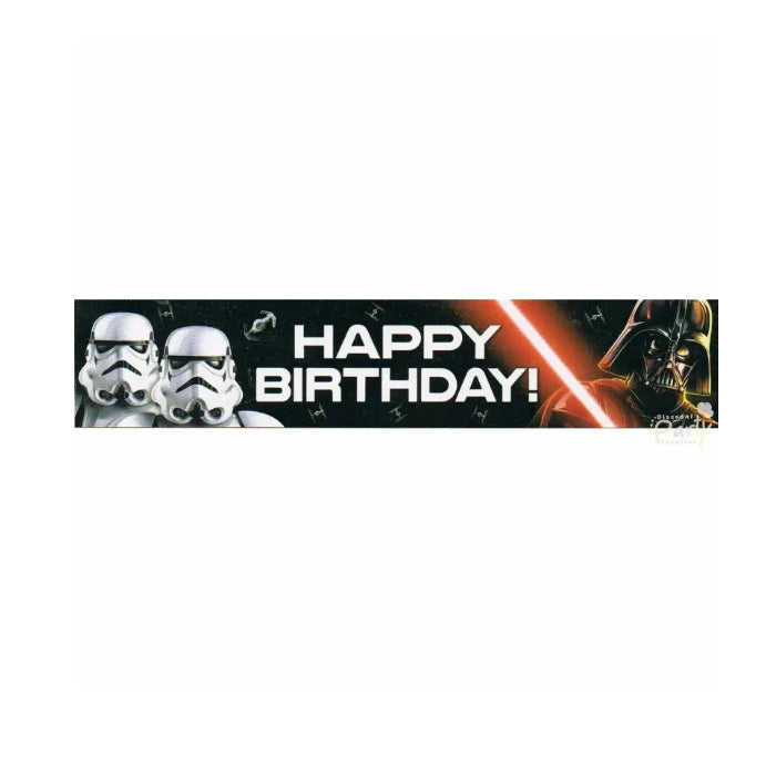 Star Wars Party Supplies Star Wars Classic Happy Birthday Banner 1.5m x 30cm Melbourne Supplies