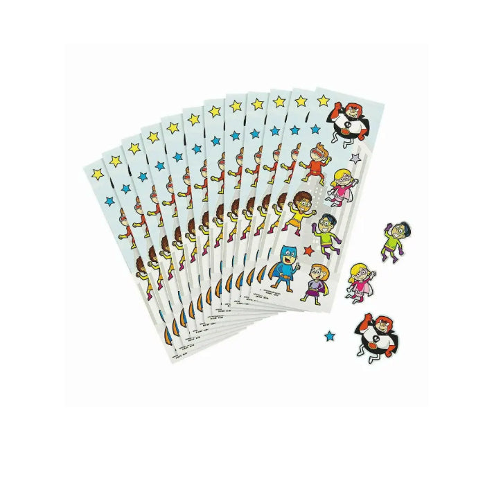 Superhero Kids Character Stickers Melbourne Supplies