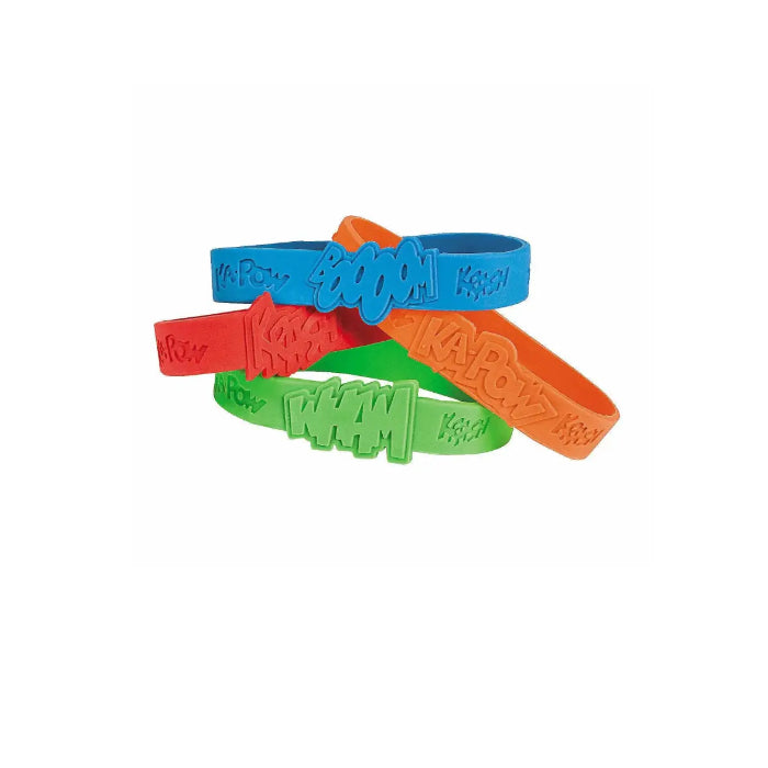 Superhero Rubber Party Favors Bracelets Melbourne Supplies