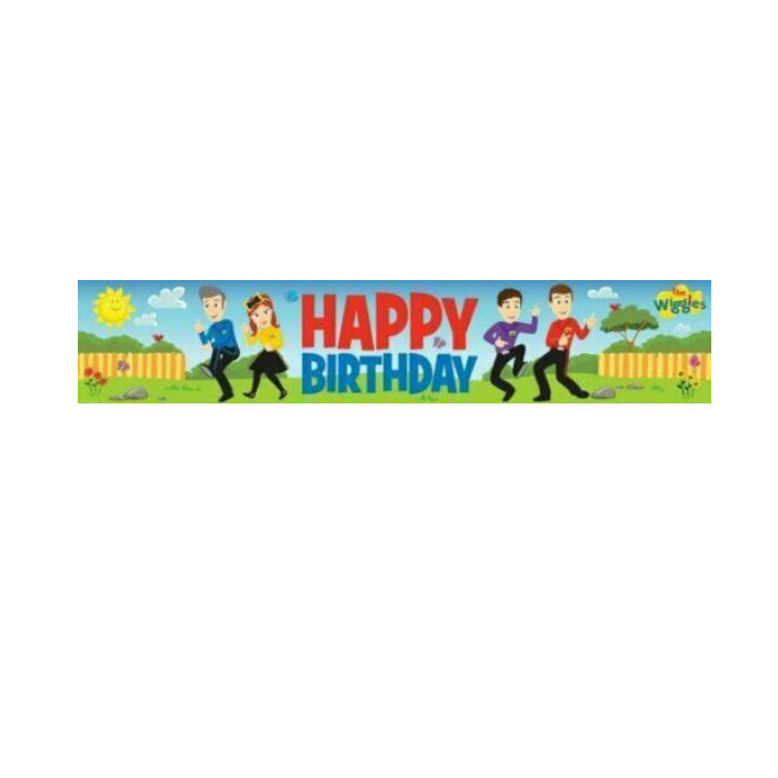 The Wiggles Happy Birthday Banner Melbourne Supplies