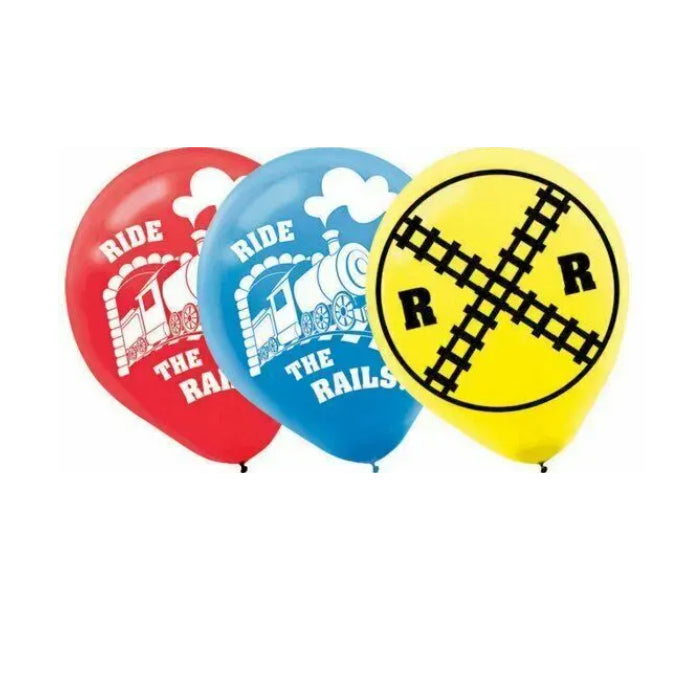 Thomas The Tank Engine Party Supplies LATEX BALLOONS Pack Of 6 Melbourne Supplies