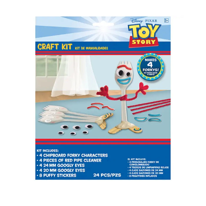 Toy Story 4 Party Supplies Forky Craft Kit Makes 4 Forky's Favor Game Melbourne Supplies