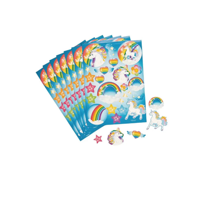 Unicorn Rainbow Party Sticker Melbourne Supplies